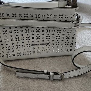 Michael Kors White Crossbody Bag